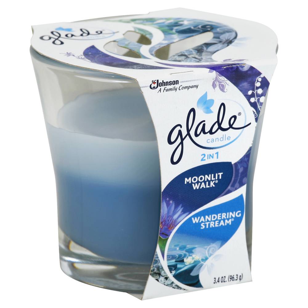 Glade Moonlit Walk + Wandering Stream Candle (3.4 oz)