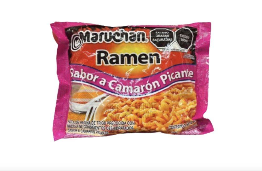 Maruchan sopa instantánea sabor camarón picante