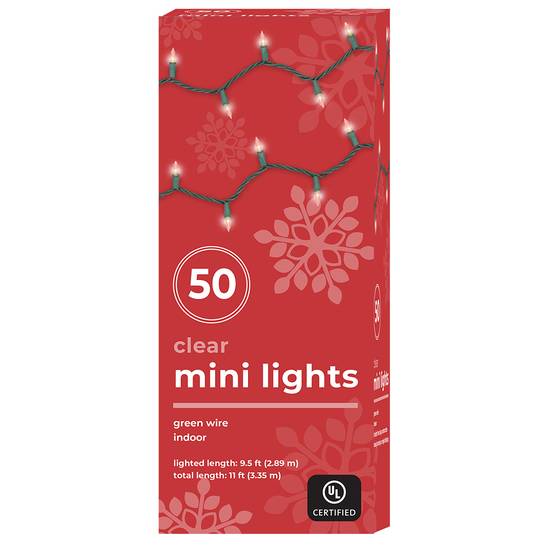 Mini Light Set - Clear, 50 ct