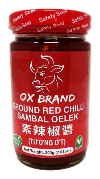 Ox Brand Oelek Ground Red Chili Sauce