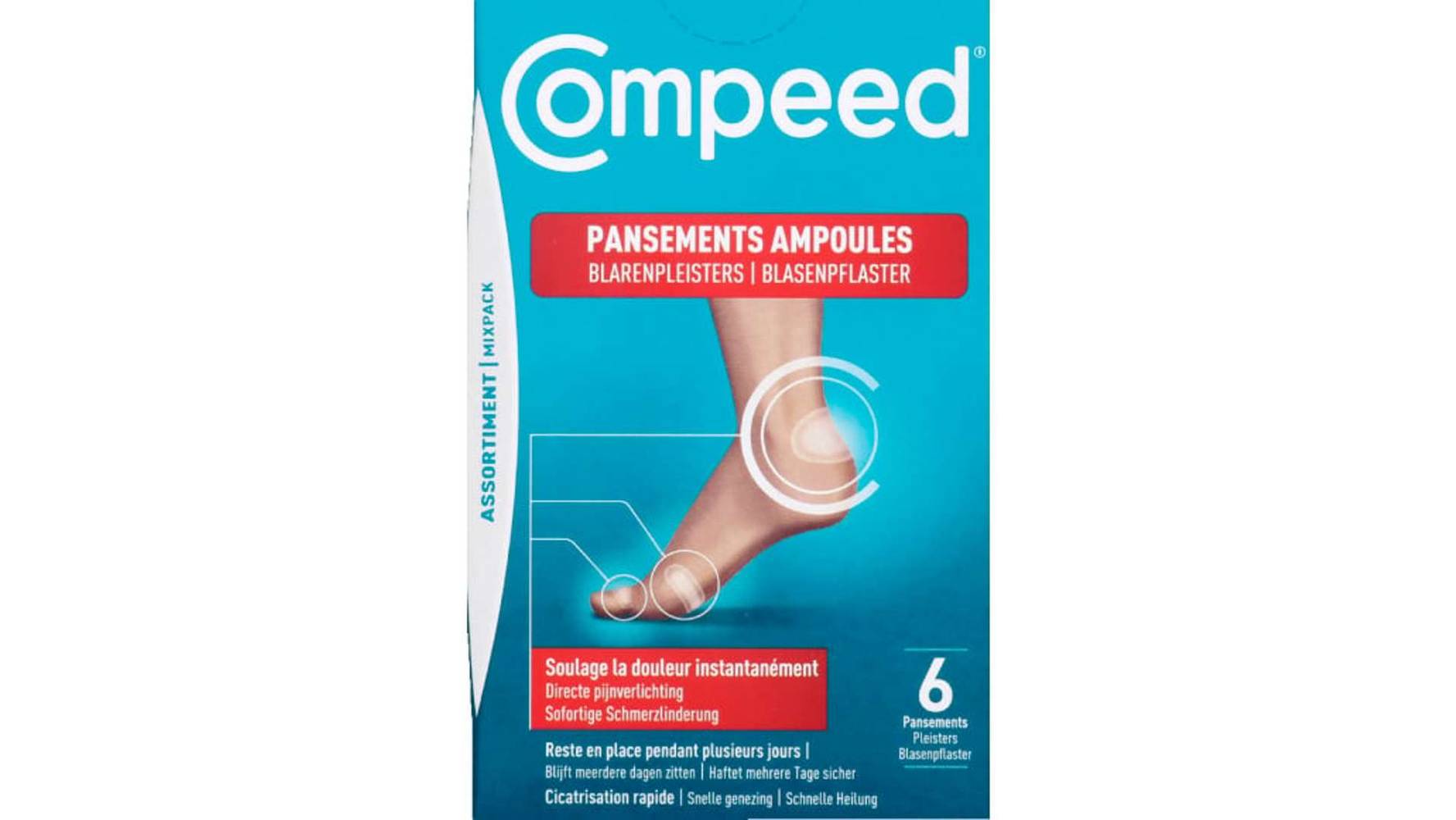 Compeed - Pansement ampoule (6 pièces)