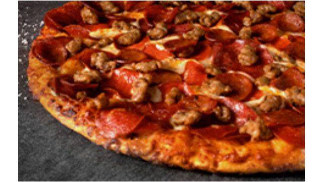 Montague's All Meat Marvel Pizza