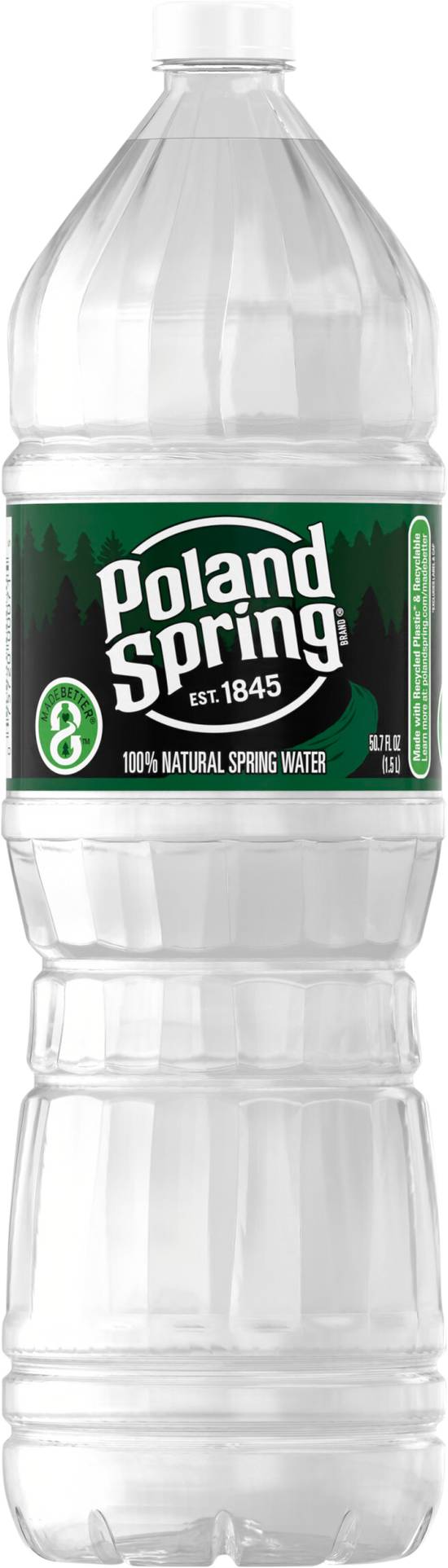 Poland Spring 100% Natural Spring Water (50.7 fl oz)