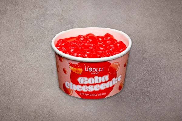 Strawberry Boba Cheesecake