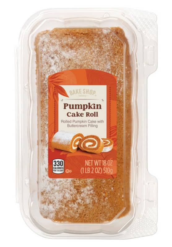 Bake Shop Rolled Cake With Buttercream Filling, Pumpkin (18 oz)