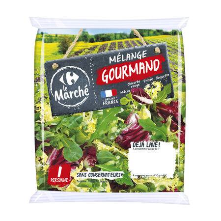 Salade Mélange Gourmand CARREFOUR - le sachet de 70g