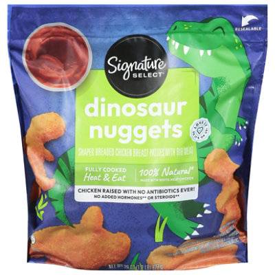 Signature Select Dinosaur Nuggets (chicken)