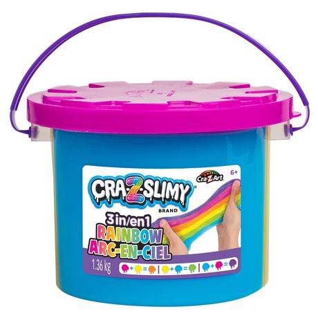 Cra-Z-Art Cra-Z-Slimy 3-in-1 Rainbow Slime (1.36 kg)