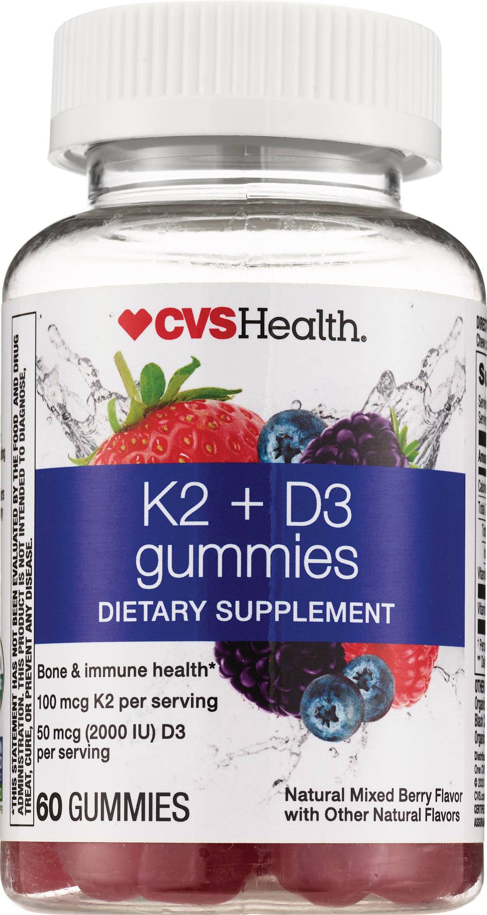 CVS Health K2 + D3 Gummies, 60CT