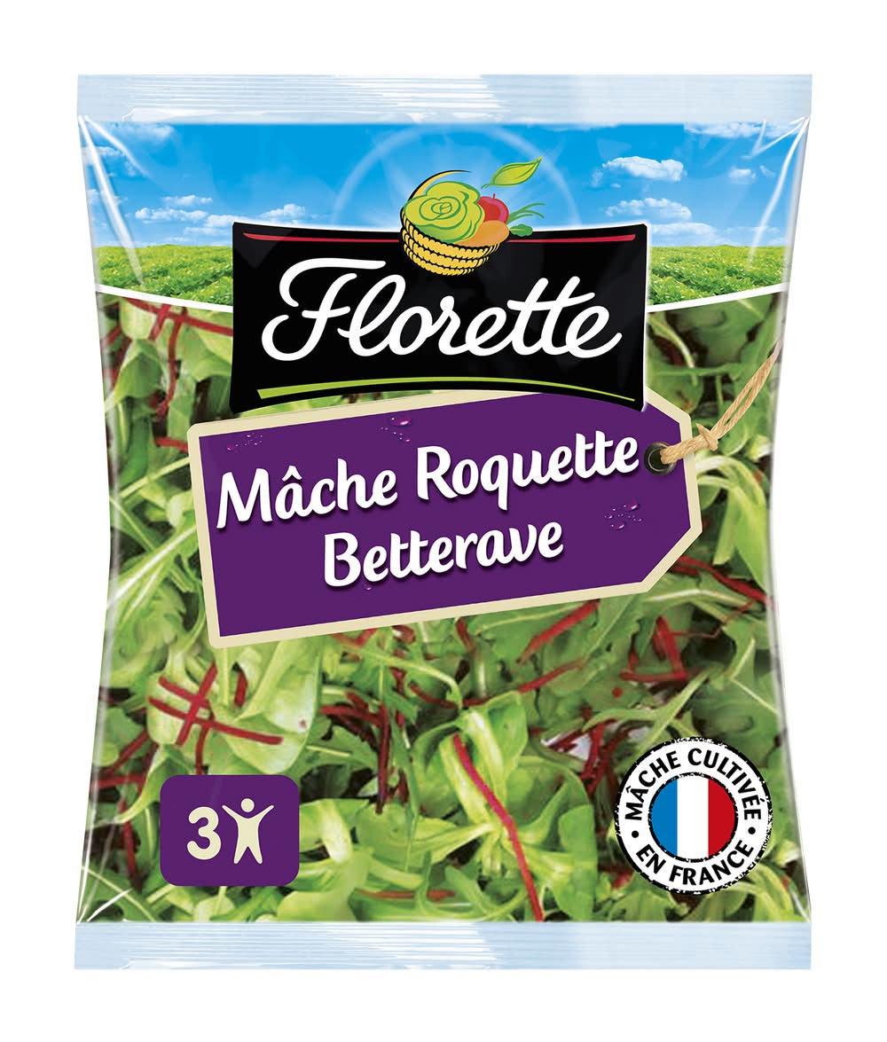 Florette - Salade mâche roquette betterave (100g)