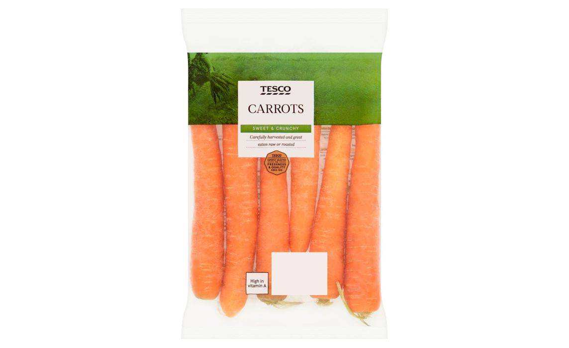 Tesco Carrots 500g (363356)