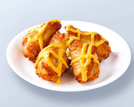 ベー��シックチキン4ピース(ハニーマスタードソース) Basic Chicken - 4 Pieces (Honey Mustard Sauce)