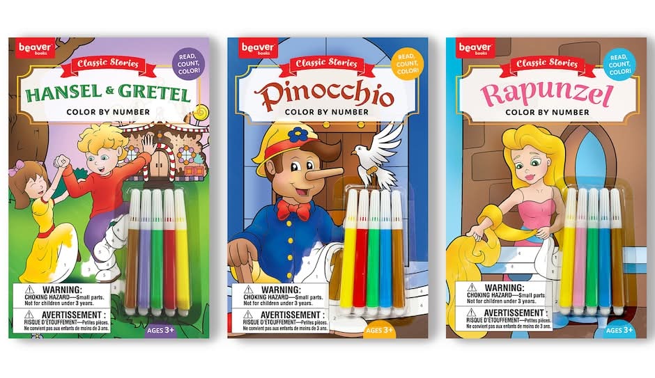 Classic Stories Coloring Book, Assorted Stories, 1-ct.