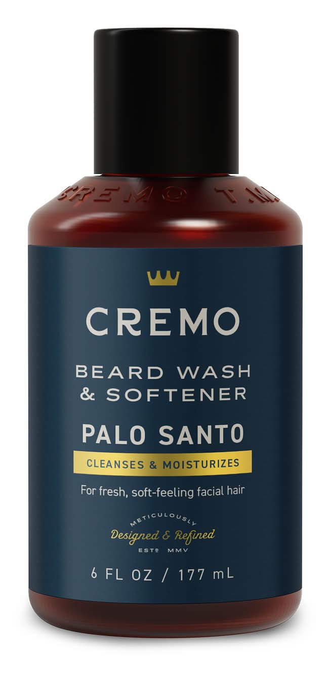 Cremo Reserve Collection Beard Wash & Softener, Palo Santo (6 fl oz)
