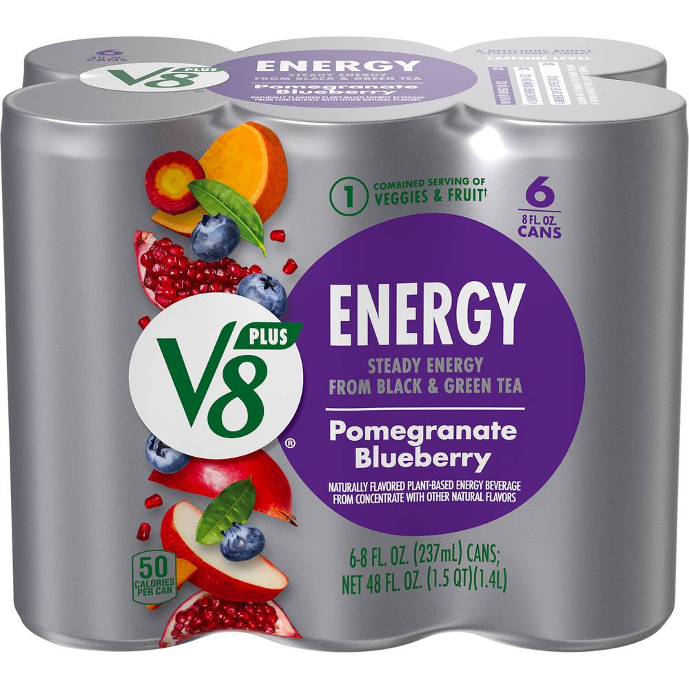 V8 Pomegranate Blueberry Juice + Energy (48 fl oz)