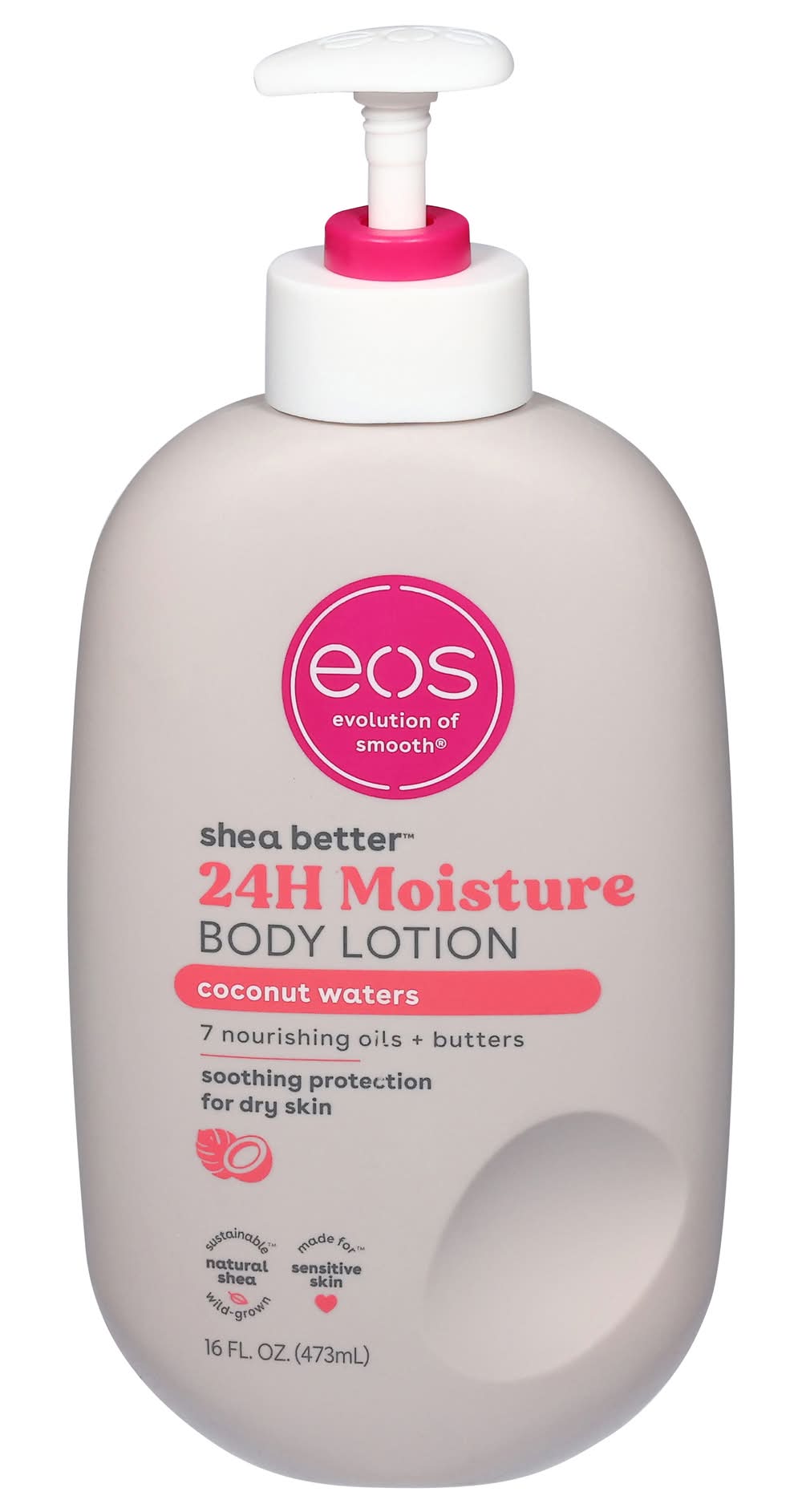 eos Shea Better 24h Moisture Body Lotion, Coconut Waters (16 fl oz)