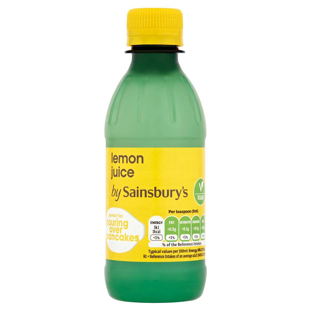 Sainsbury's Lemon Juice 250ml