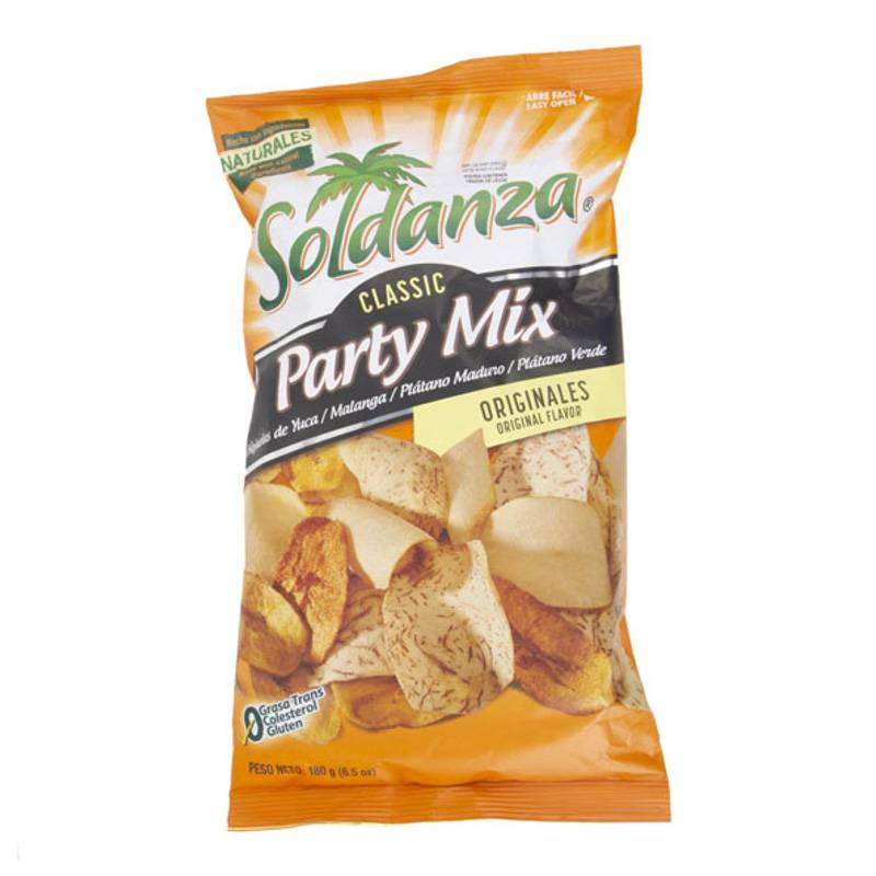 Soldanza botana party mix (bolsa 180 g)