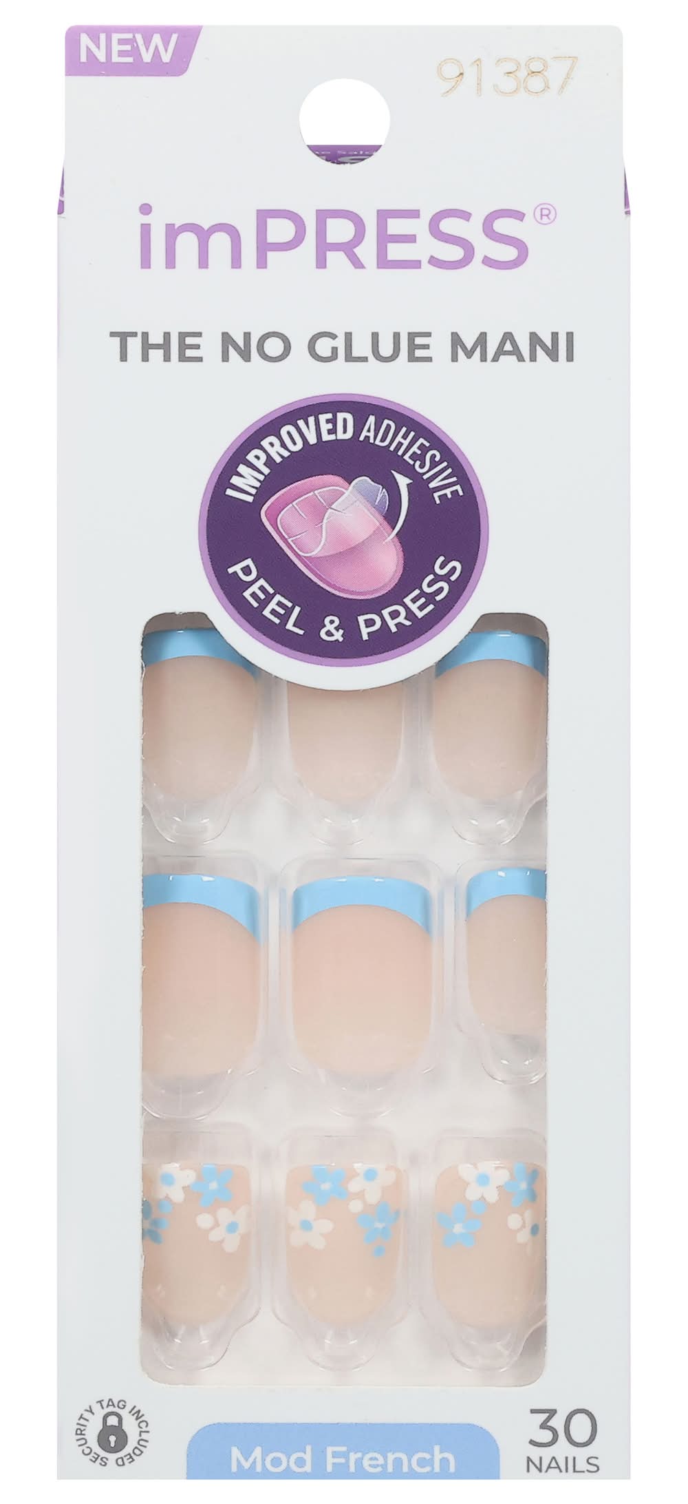 imPRESS Adhesive Mod French Nails (30 ct)