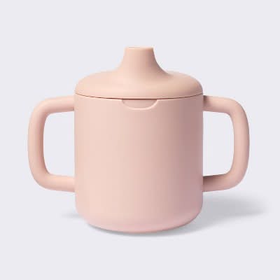 Cloud Island Silicone Trainer Cup, Pink (8 oz)