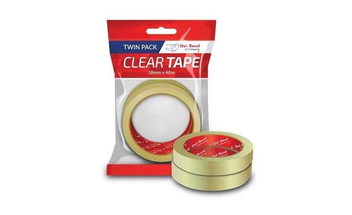 Clear Tape Twin Pack (370110)