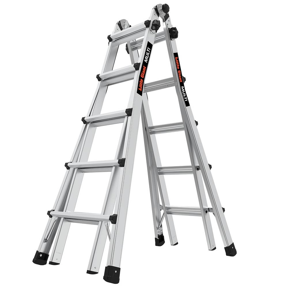 Little Giant Ladders Multi M22 22-ft Reach Type 1a- 300-lb Load Capacity Telescoping Multi-Position Ladder | 16522-002