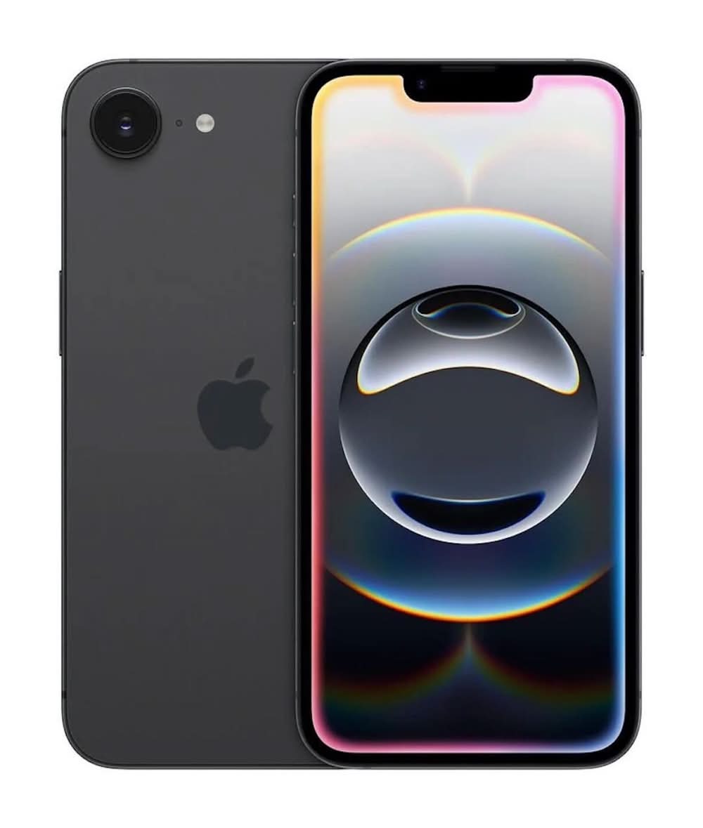 Apple - Refurbished Excellent - iPhone 16e 128GB (Unlocked) - Black