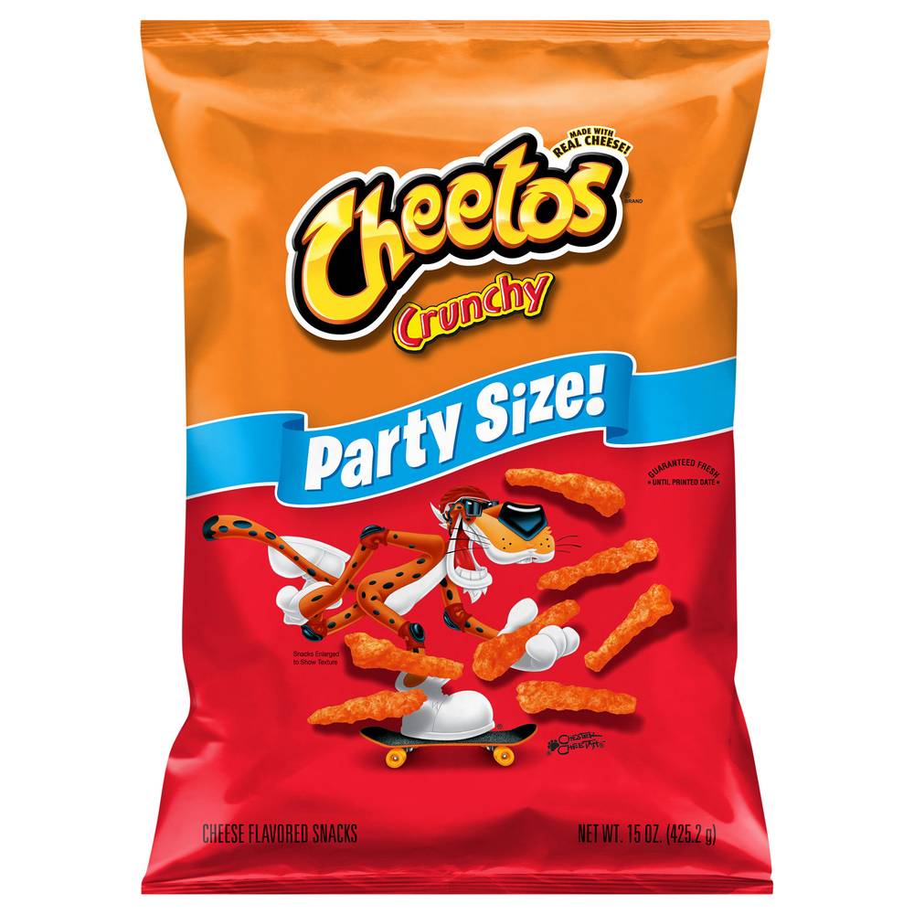 Cheetos Party Size! Crunchy Snacks, Cheese (15 oz)