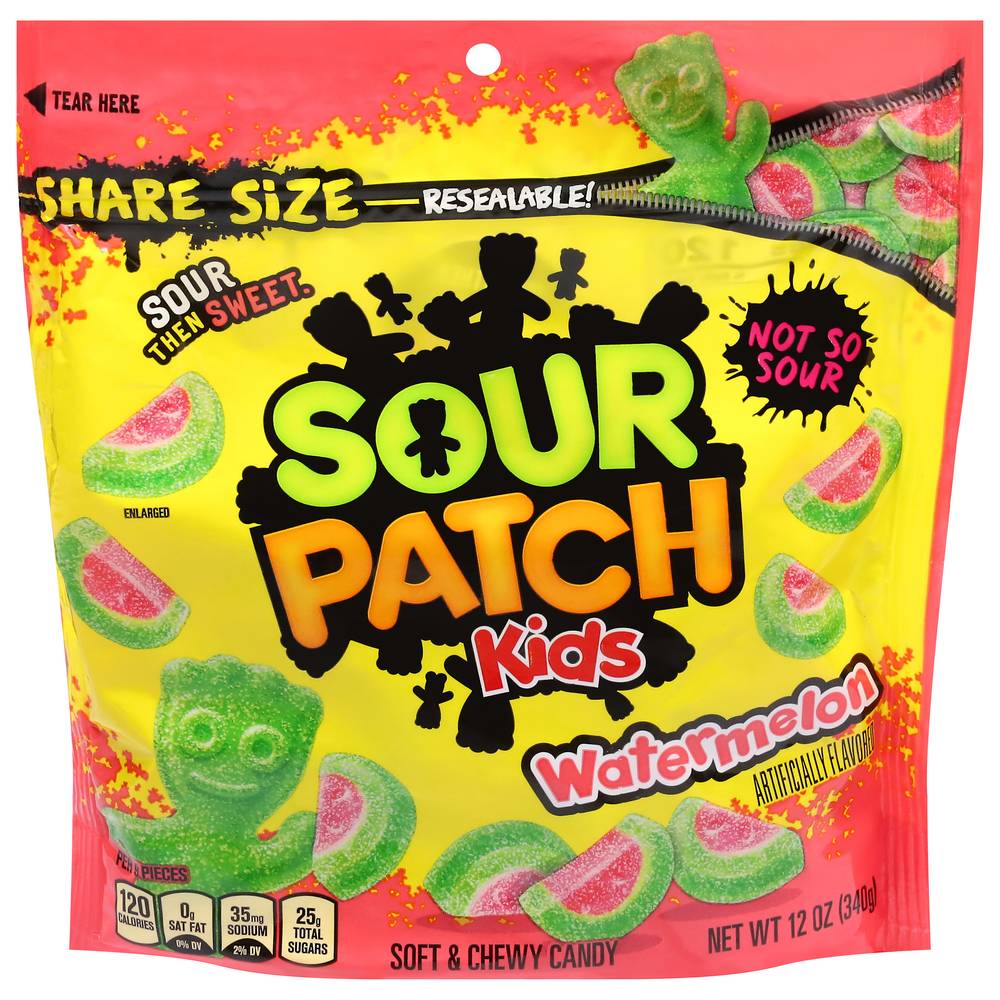 Sour Patch Kids Soft & Chewy Watermelon Candy (12 oz)