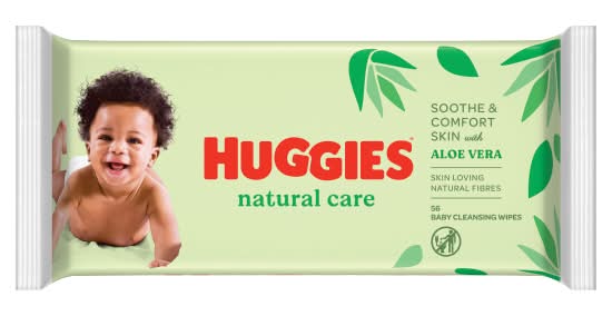 Huggies Natural Care Baby Wipes (56 pack)