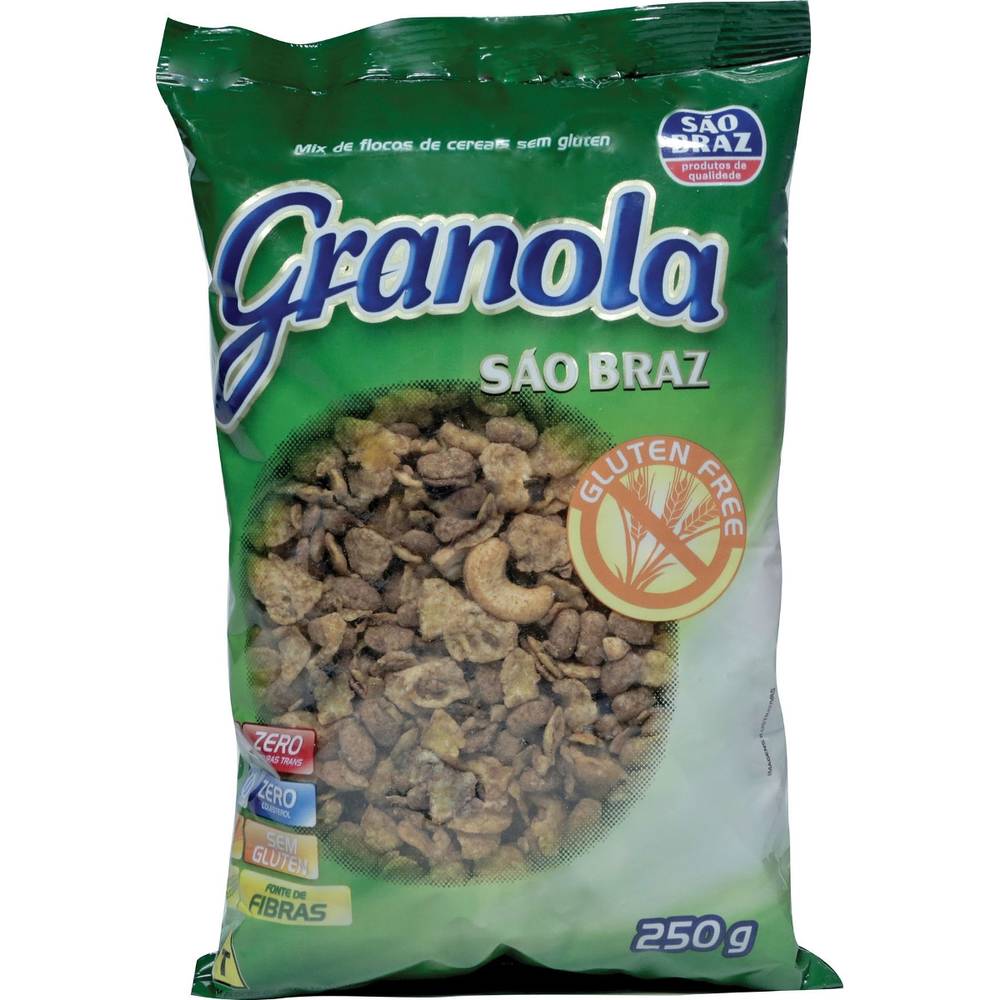 São braz granola sem glúten