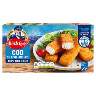 Birds Eye 10 Cod Fish Fingers 280g