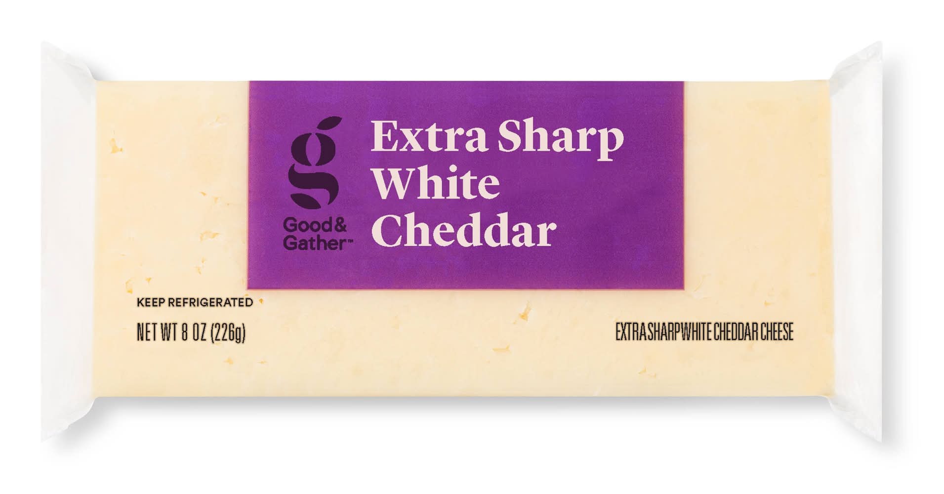 Good & Gather Extra Sharp White Cheddar Cheese (8 oz)