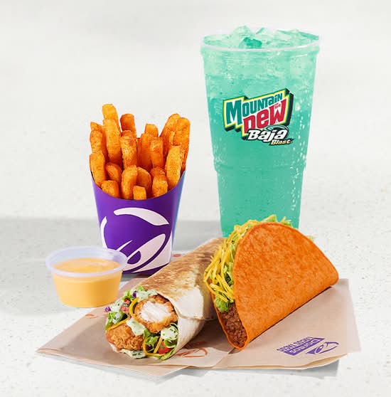 Crispy Chicken Burrito Combo