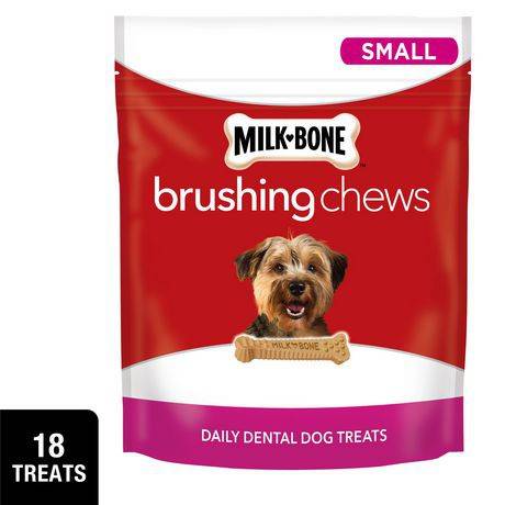 Milk-bone milk-bone brushing chews gâteries dentaires pour chiens petit-chiens 201g (201 g) - brushing chews treats for small dogs (201 g)