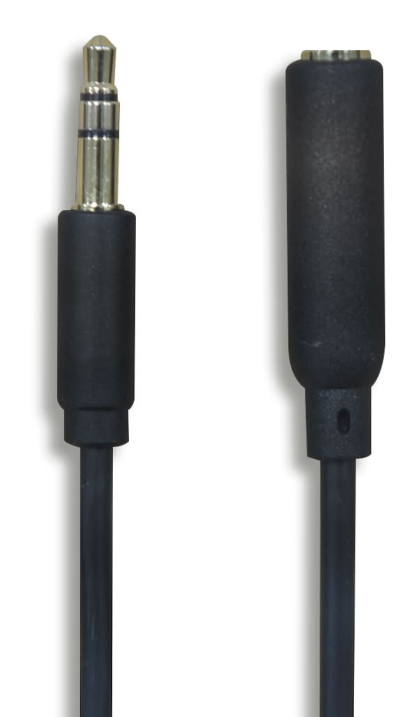 RadioShack · Cable extensión auxiliar 3.5 mm negro (500 g)