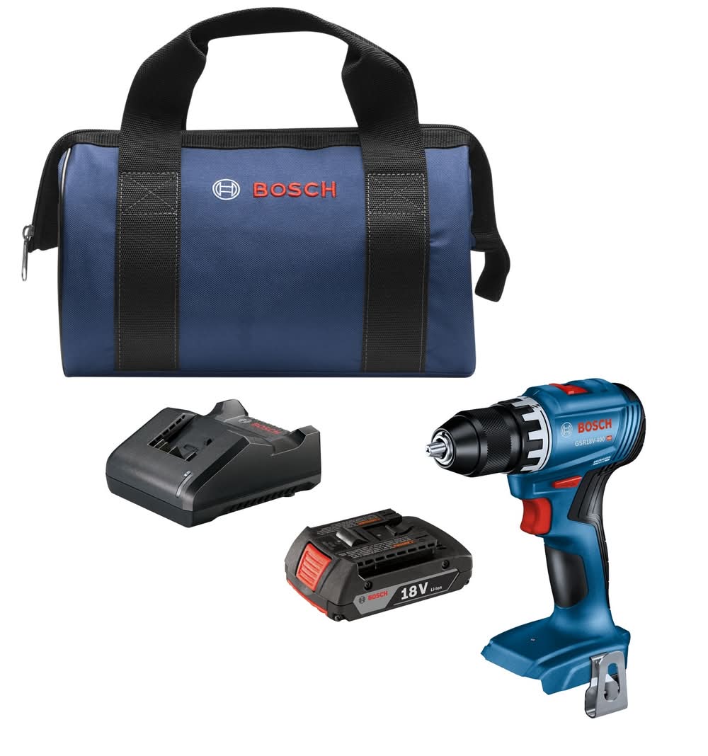 Bosch 18-volt 1/2-in Keyless Brushless Cordless Drill ( 1 -Batteries Included, and Charger Included )