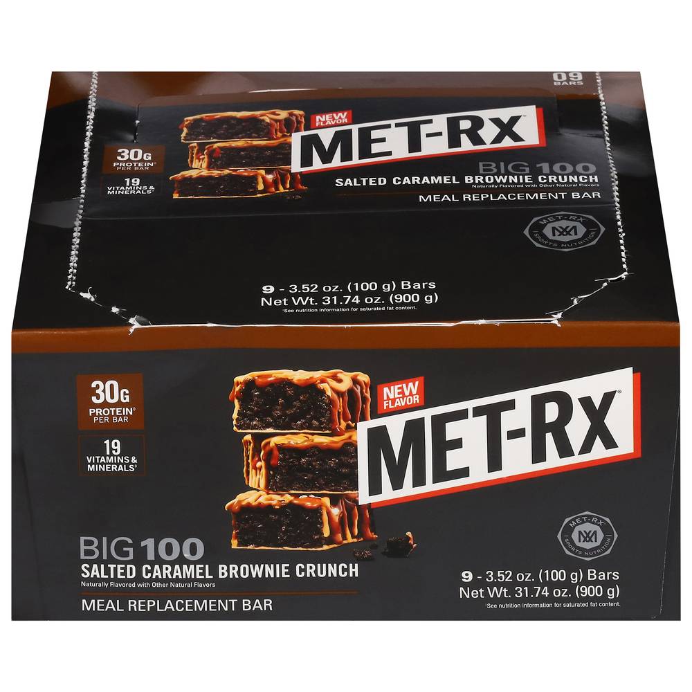 Met-Rx Salted Caramel Brownie Crunch Meal Replacement Bar