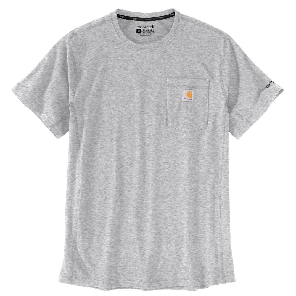 Carhartt Men's Gray Jersey Short sleeve T-shirt ( 2XL ) | 106652-HGY2XLREG