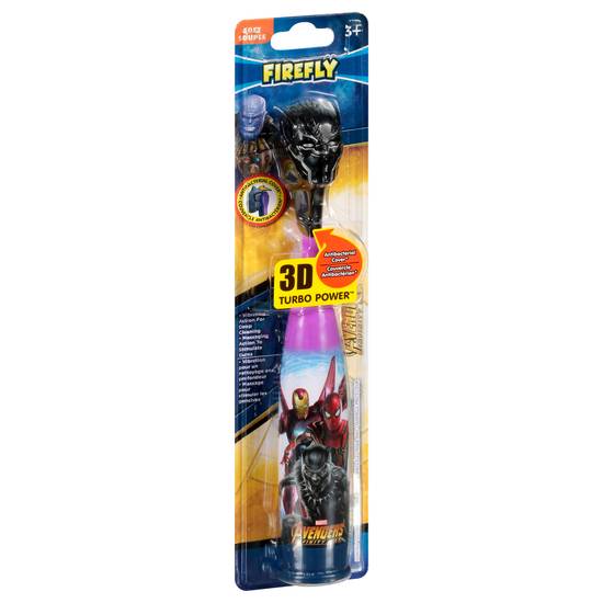 Firefly Marvel Avengers 3d Turbo Power Soft Toothbrush