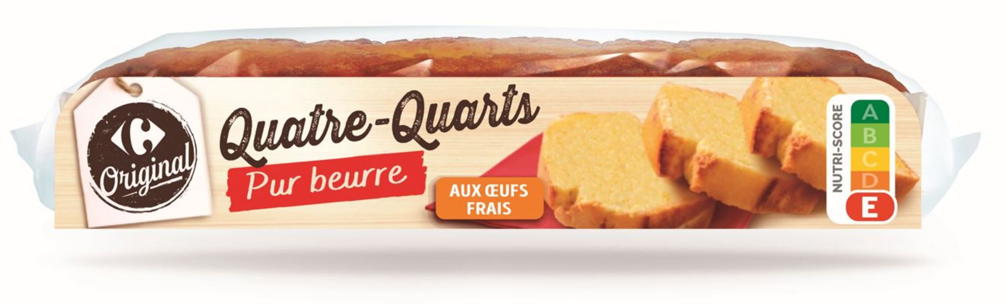 Carrefour Original - Quatre-quarts pur beurre aux oeufs frais (500g)