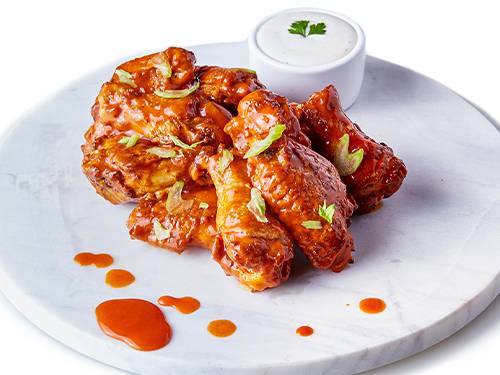 12PCs Wings-Select Flavor & Dipping Sauce