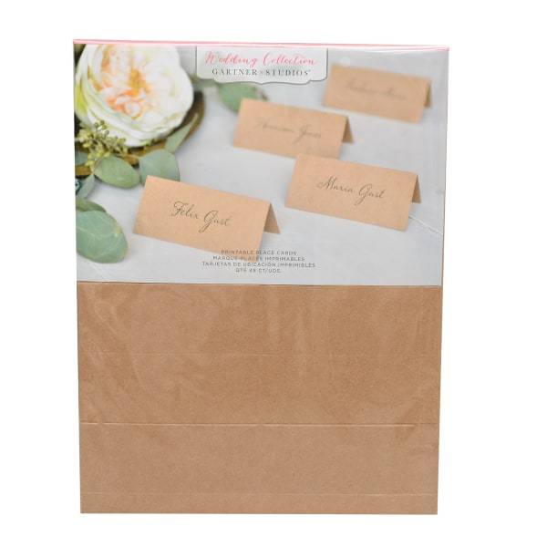 Gartner Studios Kraft Printable Place Cards 8 1/2" X 11"