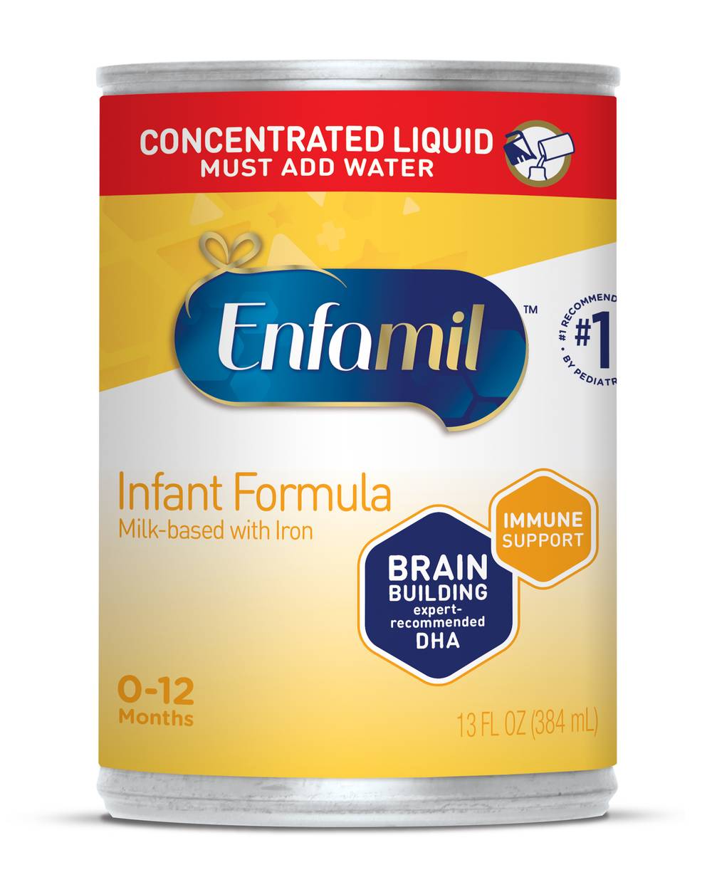 Enfamil Infant Formula Milk-Based Concentrated Liquid With Iron (13 fl oz)