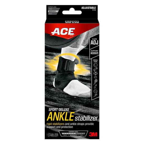 ACE Brand Sport Deluxe Ankle Stabilizer, Adjustable