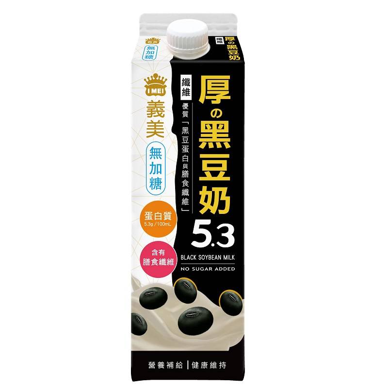 義美無加糖厚黑豆奶900ml※因配送關係實際到貨效期約6-8天 <900ml毫升 x 1 x 1BOTTLE瓶>