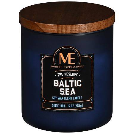 Modern Expressions Soy Wax Blend Candle, Baltic Sea (15 oz)