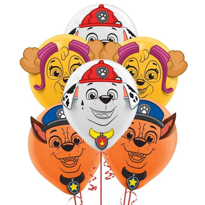Uninflated 6ct, PAW Patrol Adventures Latex Balloon Kit