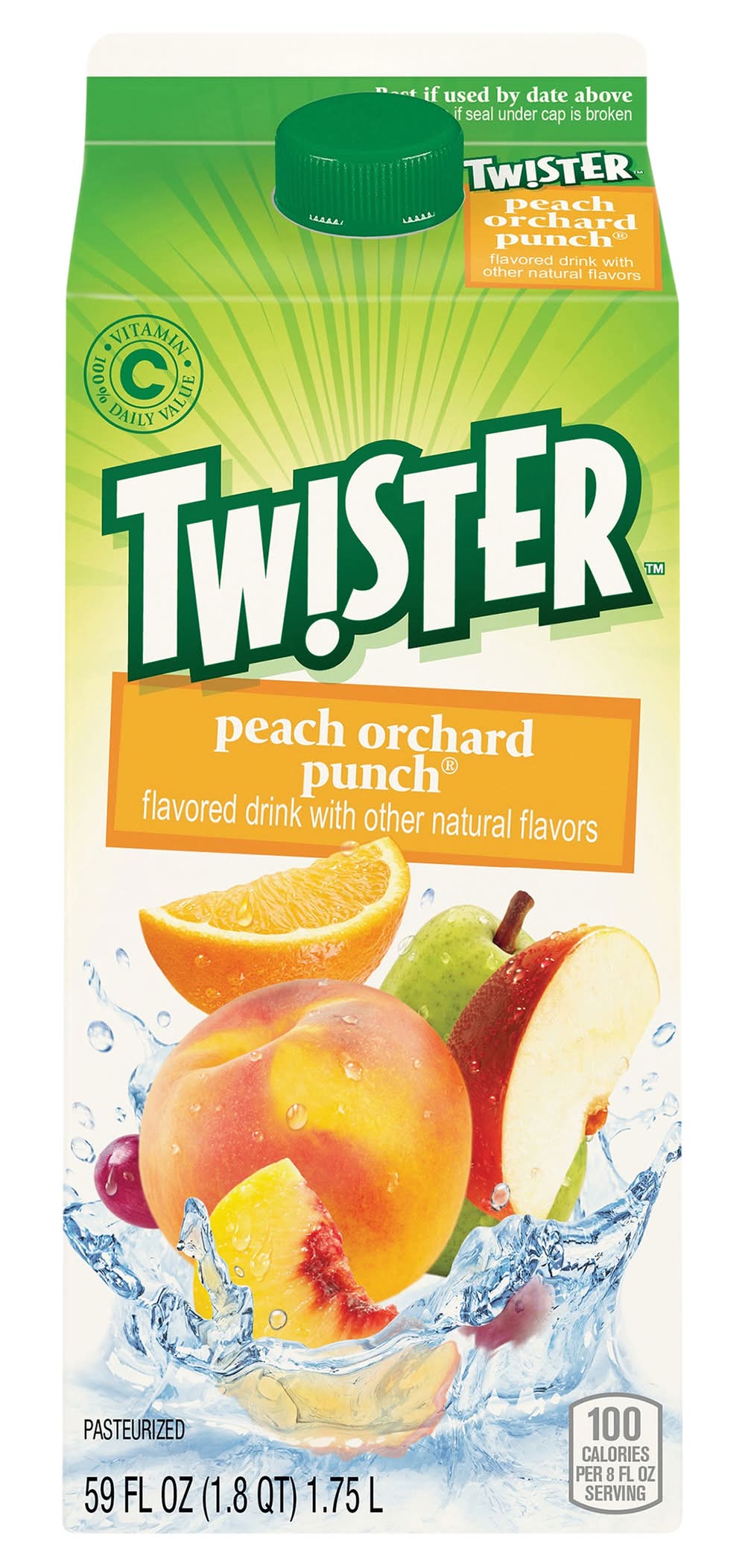 Twister Peach Orchard Punch Flavored Drink (59 fl oz)