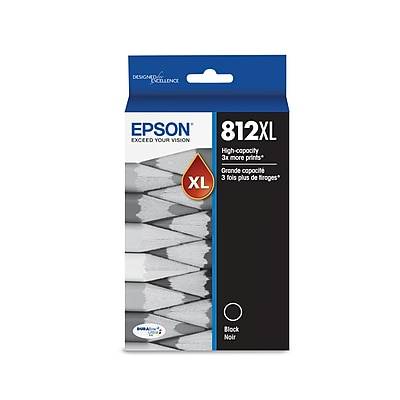 Epson 812Xl Durabrite High-Yield Black Ink Cartridge